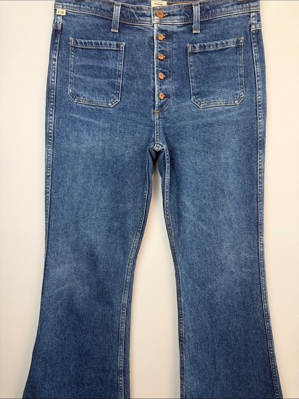 Citizen of Humanity Maisie Ultra High Rise Patch Pocket Flare Jeans Size 27 USA - Picture 4 of 16